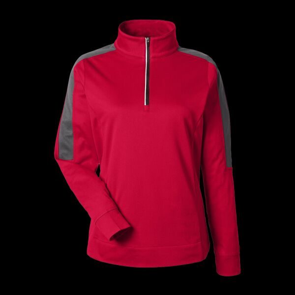 Women's Market Snag Protect Mesh Colorblock Quarter-Zip Pullover Thumbnail