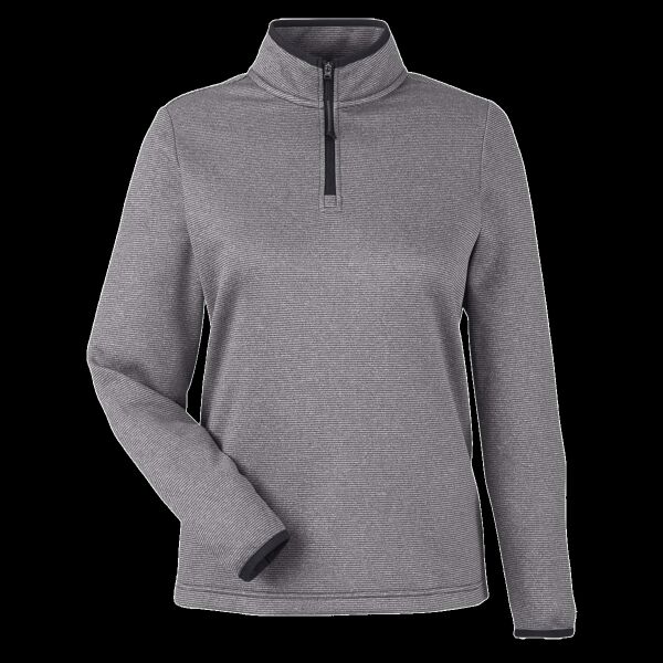 Women's Venture Heathered Stripe Quarter-Zip Pullover Thumbnail