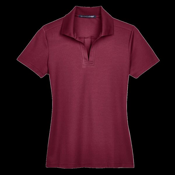 Women's CrownLux Performance® Plaited Polo Thumbnail