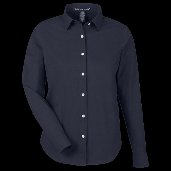 Women's CrownLux Performance® Spencer Poplin Dress Shirt Thumbnail