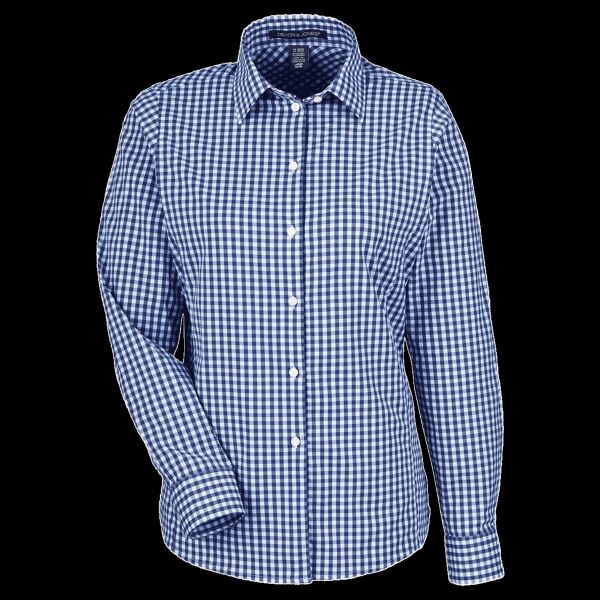 Women's CrownLux Performance® Gingham Dress Shirt Thumbnail