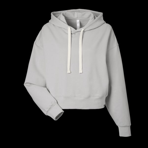 Women's Vintage Oversized Cropped Hooded Sweatshirt Thumbnail