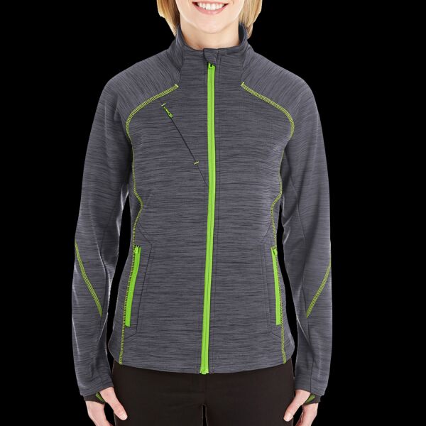 Women's Flux Mélange Bonded Fleece Jacket Thumbnail