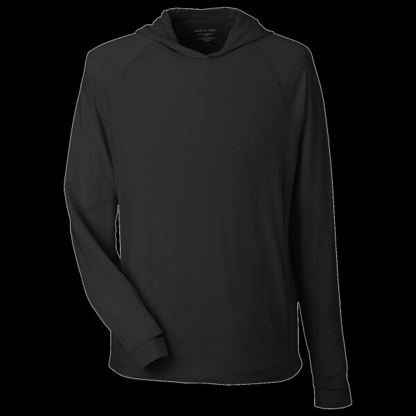 Unisex JAQ Stretch Performance Hooded Long Sleeve T-Shirt Thumbnail