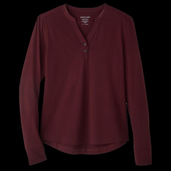 Women's JAQ Stretch Performance V-Neck Snap Pullover Thumbnail