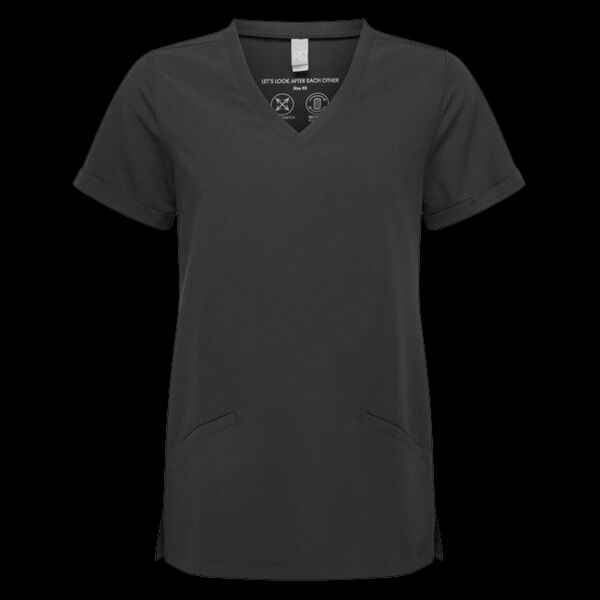 Women's Invincible V-Neck Stretch Scrub Top Thumbnail