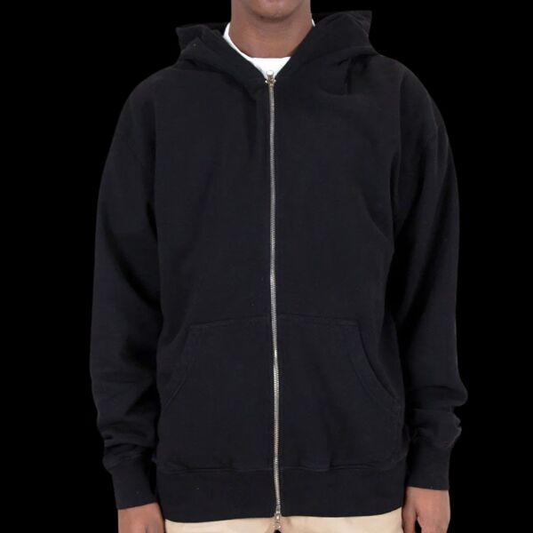 Men's Garment-Dyed Double-Zip Hooded Sweatshirt Thumbnail