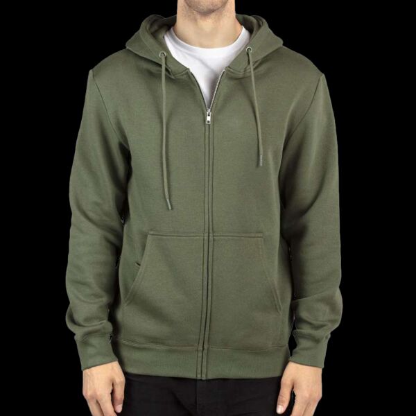 Unisex Fleece Full-Zip Hooded Sweatshirt Thumbnail