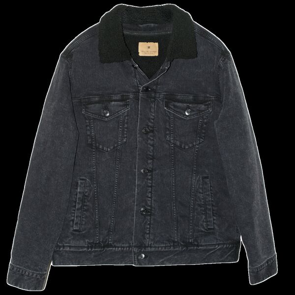 Unisex Sherpa-Lined Denim Jacket Thumbnail