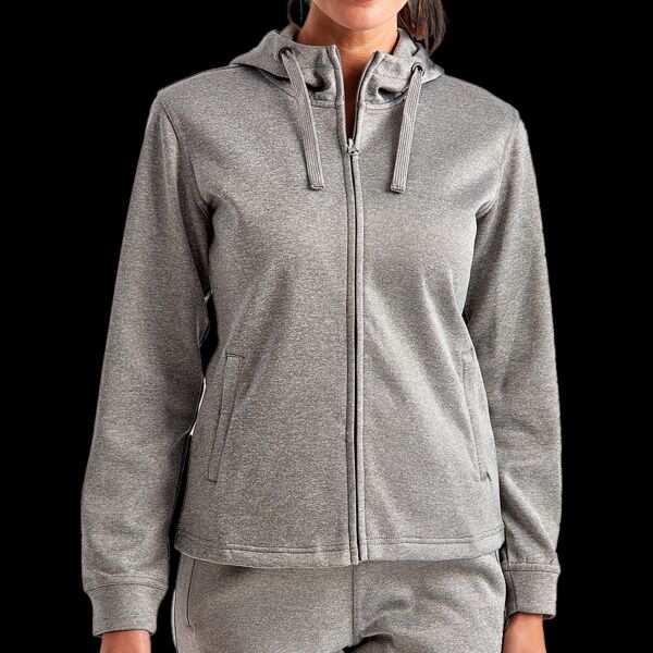 Women's Spun Dyed Full-Zip Hooded Sweatshirt Thumbnail