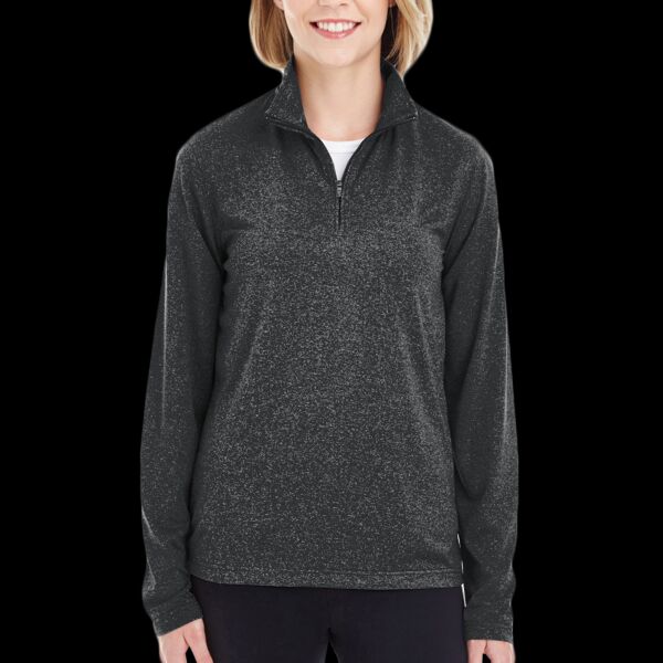 Women's Cool & Dry Heathered Performance Quarter-Zip Pullover Thumbnail