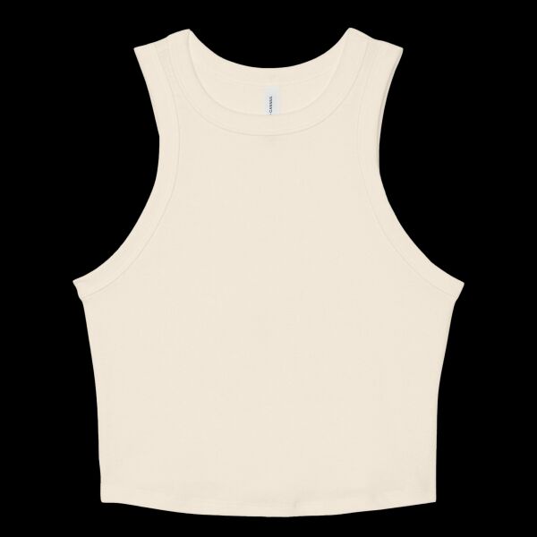 Women's Micro Rib Racer Tank Thumbnail