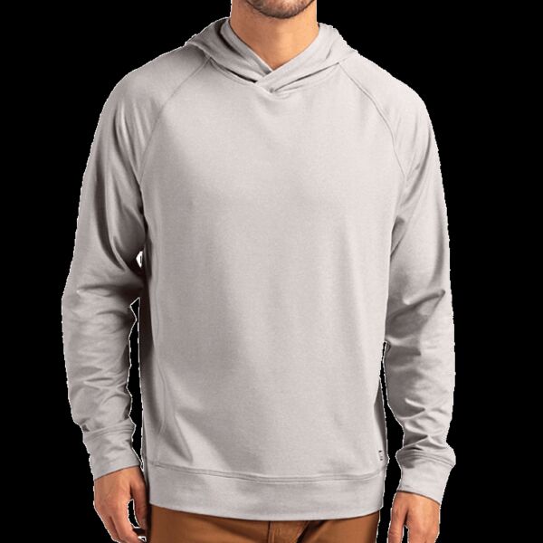 Cutter & Buck Adapt Knit Recycled Mens Heathered Hooded Pullover Thumbnail