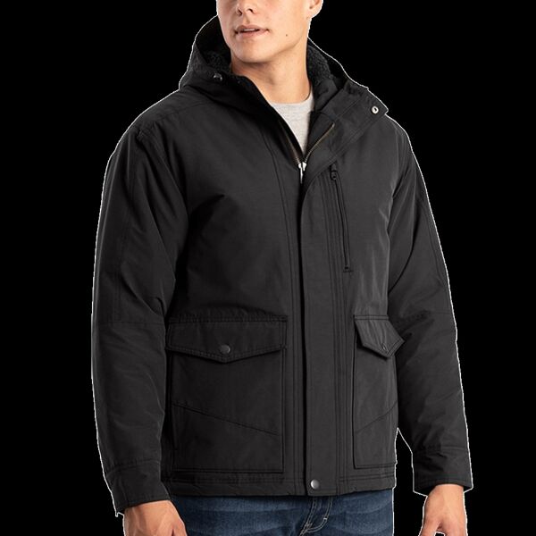 Men's Highland Quilt-Lined Micro-Duck Hooded Jacket Thumbnail
