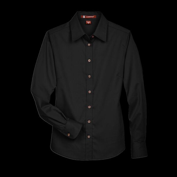 Women's Easy Blend™ Long Sleeve Twill Dress Shirt with Stain-Release Thumbnail