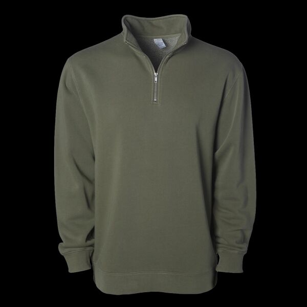 Unisex Pigment-Dyed Quarter-Zip Pullover Thumbnail