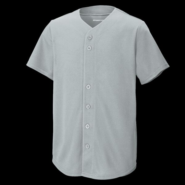 Youth PosiCharge ® Tough Mesh Full Button Jersey Thumbnail