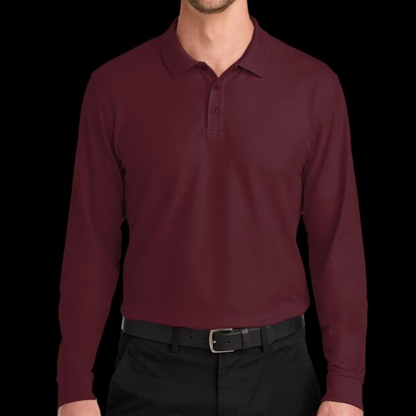 Wearever Signature Pique Long Sleeve Polo Thumbnail