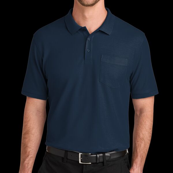 Tall Wearever Signature Pique Pocket Polo Thumbnail