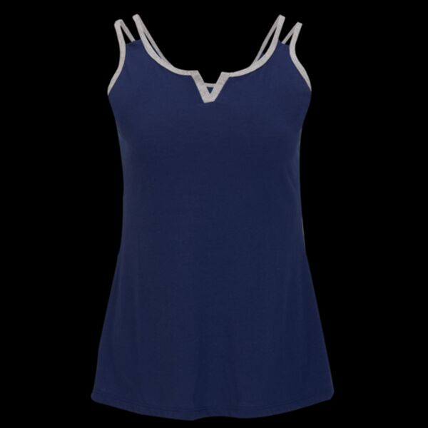 Women's Split Shoulder Tank Top Thumbnail