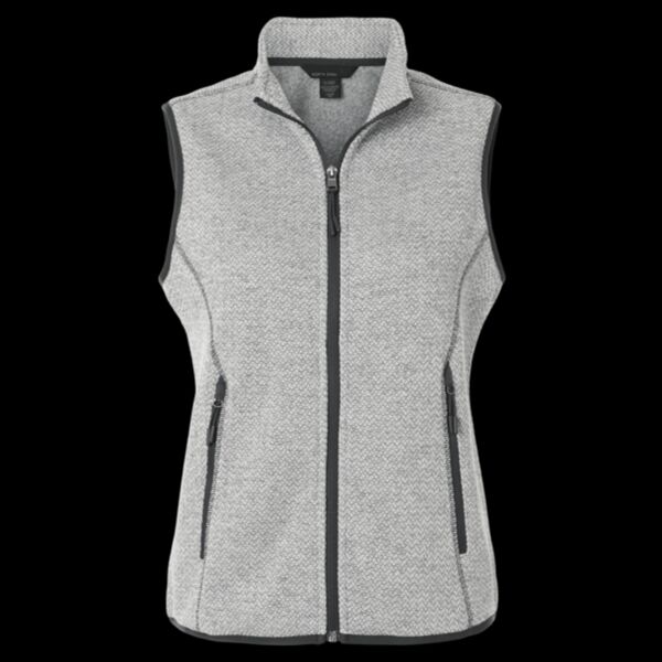 Women's Jasper Jacquard Fleece Vest Thumbnail
