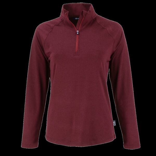 Cutter & Buck Coastline Epic Comfort Recycled Womens Quarter Zip Thumbnail