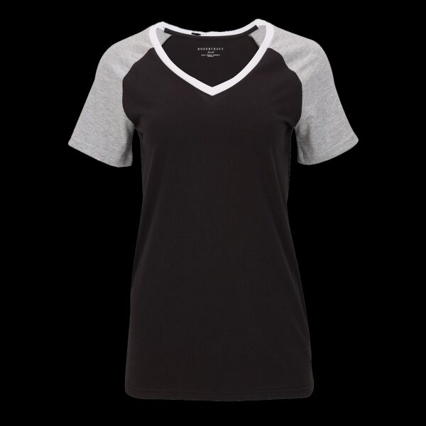 Women's Colorblocked V-Neck T-Shirt Thumbnail
