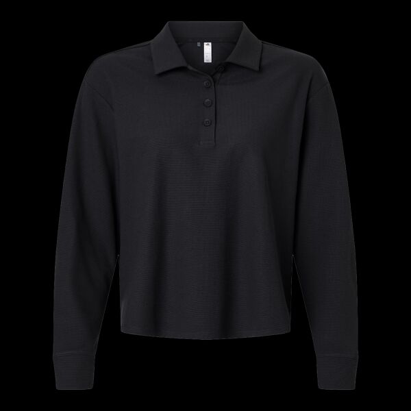 Women's Beyond Long Sleeve Loose Polo Thumbnail