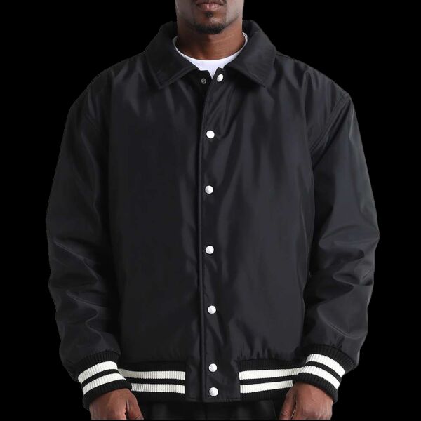 Unisex Collared Varsity Jacket Thumbnail
