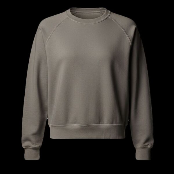 Women's Garment-Dyed Mid-Length Crewneck Sweatshirt Thumbnail