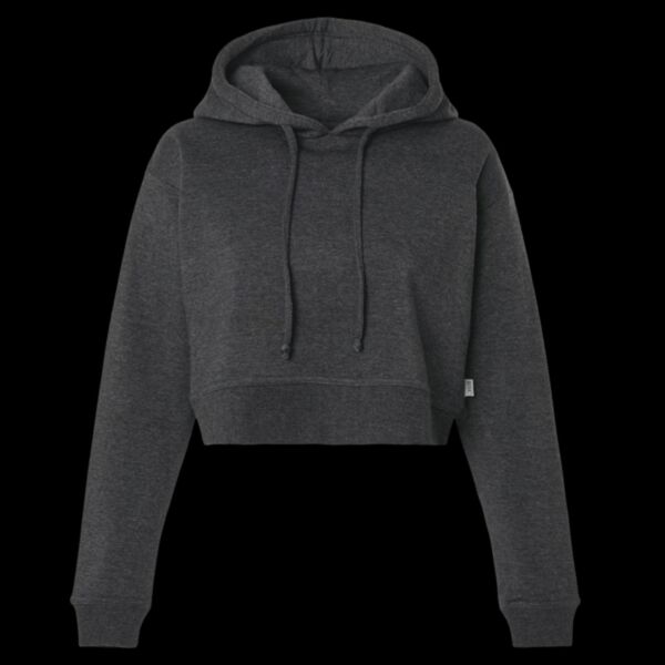 Women's Cropped Fleece Hooded Sweatshirt Thumbnail