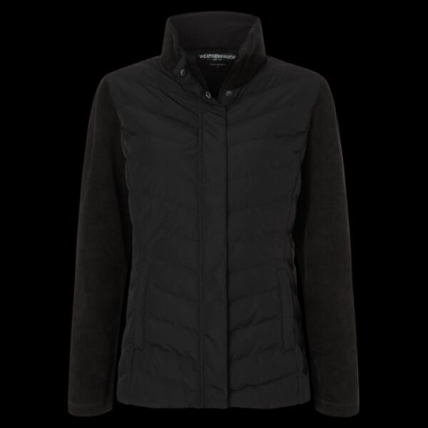 Women's Mixed Media Chevron Jacket Thumbnail