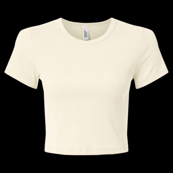 Women's Baby Rib Cropped Tee Thumbnail
