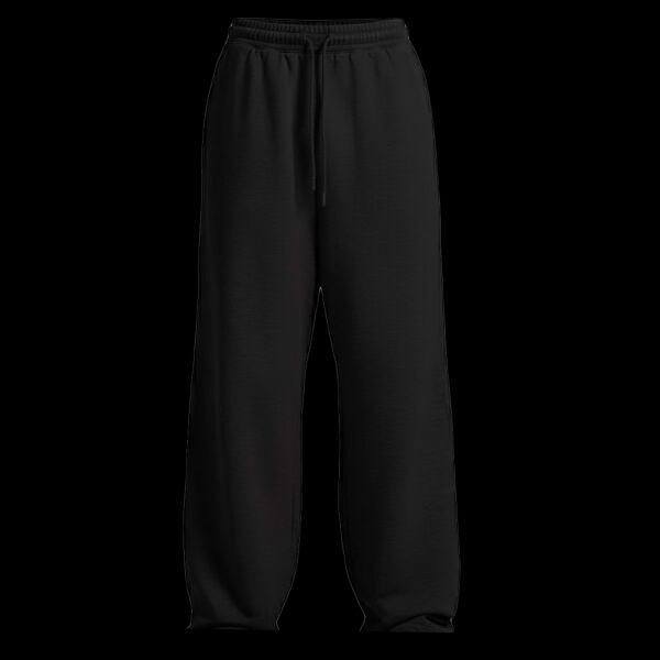 Unisex Garment-Dyed Pleated Fleece Pants Thumbnail