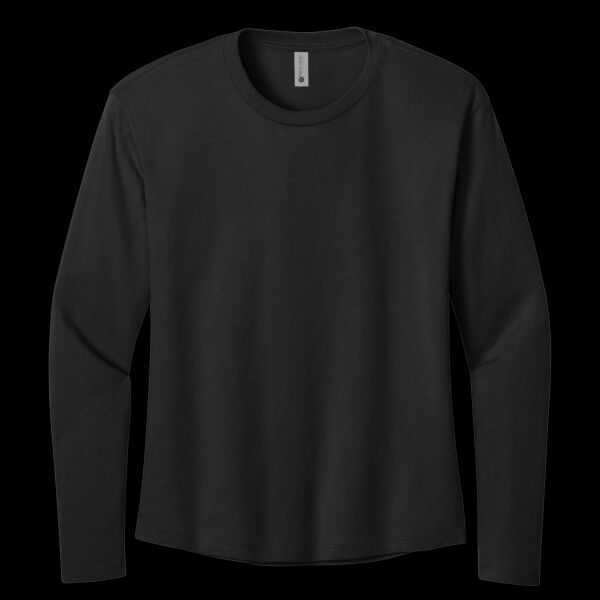 Women's Cotton Relaxed Long Sleeve Tee Thumbnail