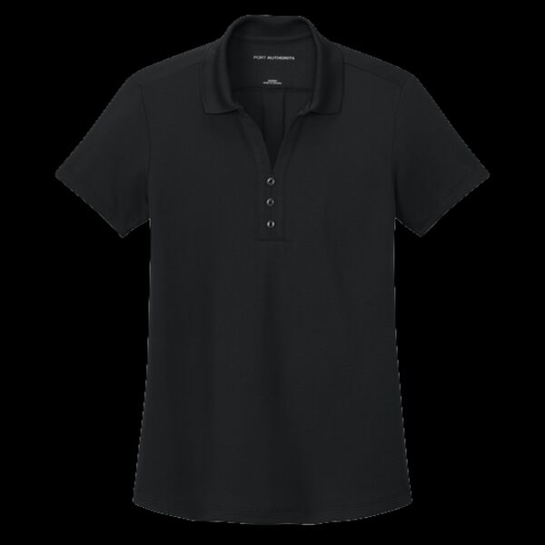 Women's Plaited Pique Polo Thumbnail