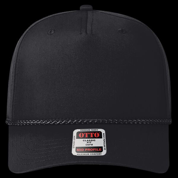 OTTO CAP® 5 Panel Mid Profile Baseball Cap Thumbnail