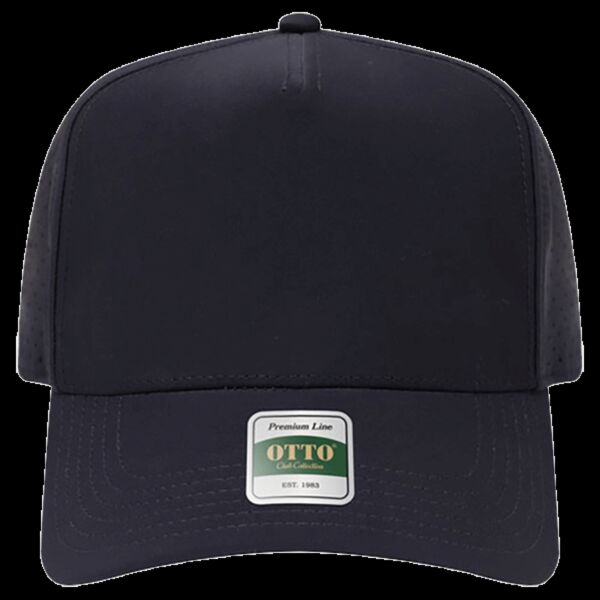 OTTO CAP® Club Collection 5 Panel Mid Profile Perforated Cap Thumbnail
