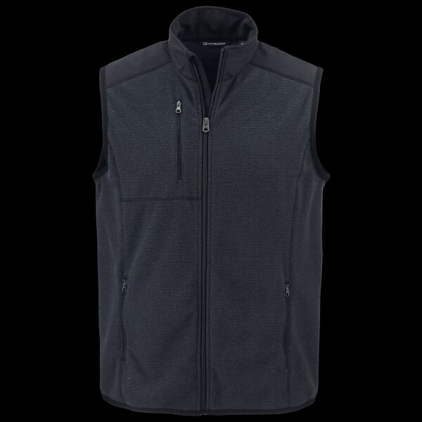 Cutter & Buck Hunts Point Recycled Fleece Mens Hybrid Full Zip Vest Thumbnail