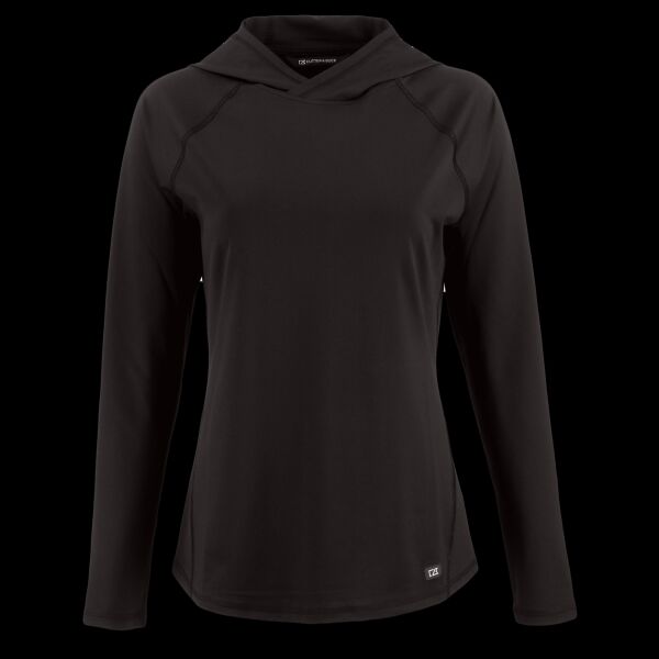 Cutter & Buck Prospect Recycled Featherlight Stretch Womens Hooded Pullover Thumbnail
