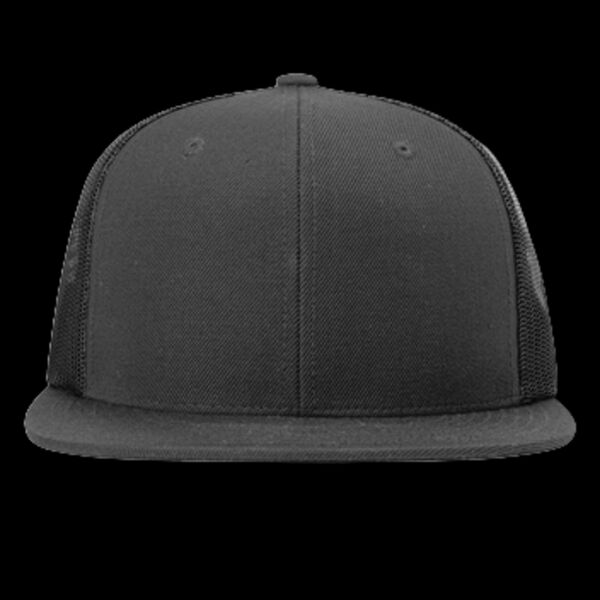 Acrylic Wool Blend Flatbill Trucker Thumbnail