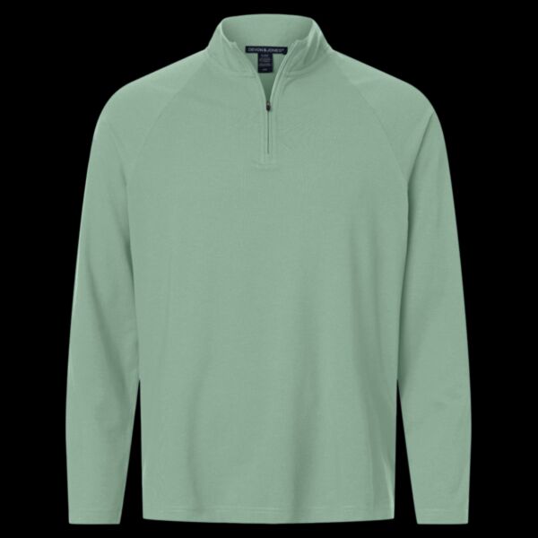 Men's Seaton Pebble Textured Quarter-Zip Pullover Thumbnail