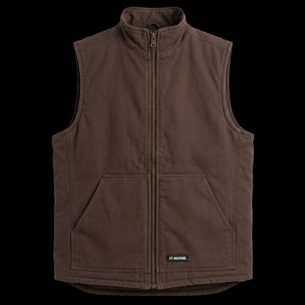 Women's Sherpa-Lined Softstone Duck Vest Thumbnail