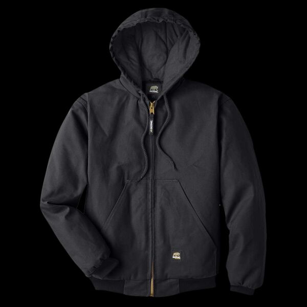 Men's Tall Highland Washed Cotton Duck Hooded Jacket Thumbnail