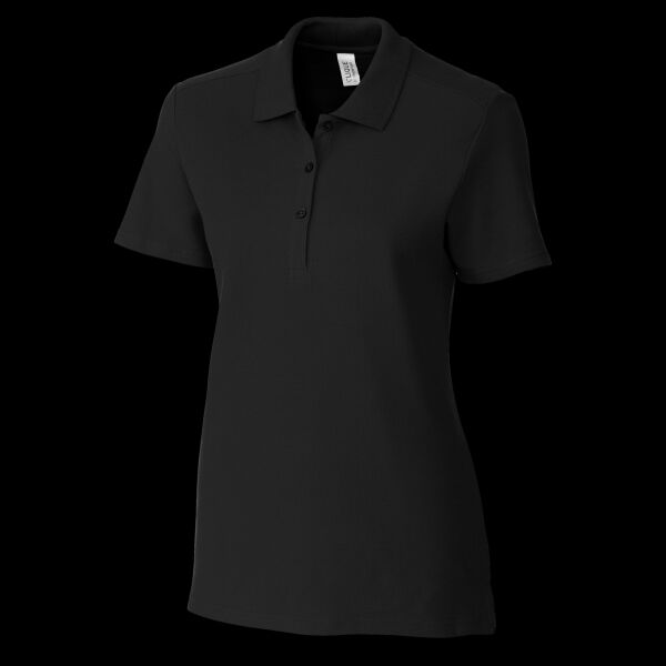 Clique Addison All Cotton Pique Short Sleeve Womens Polo Thumbnail