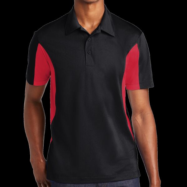 Tall Side Blocked Micropique Sport Wick ® Polo Thumbnail