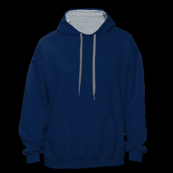 Adult Heavy Blend™ 50/50 Contrast Hooded Sweatshirt Thumbnail