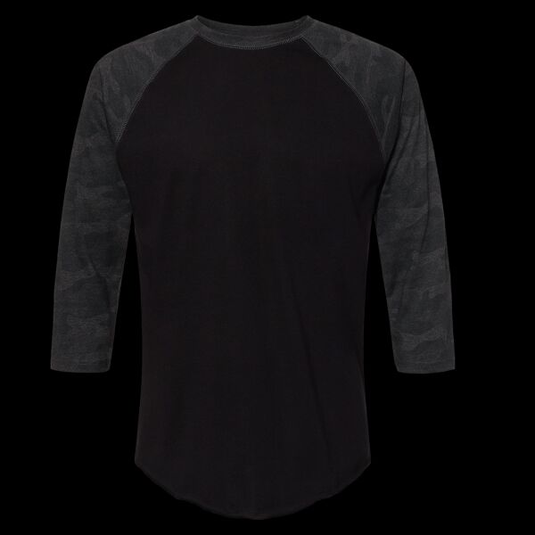 Men's Baseball Fine Jersey Three-Quarter Sleeve Tee Thumbnail