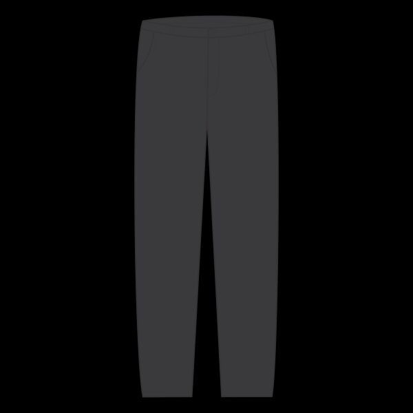 Men's Plain Front Casual Cotton Pants Thumbnail