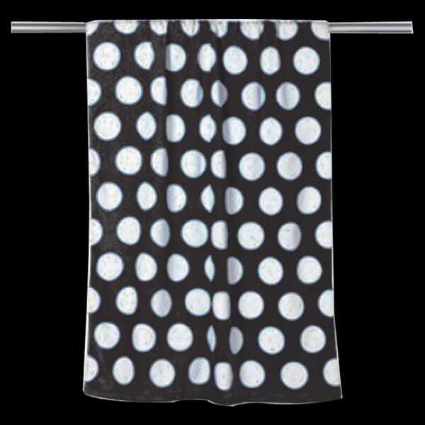 Polka Dot Velour Beach Towel Thumbnail